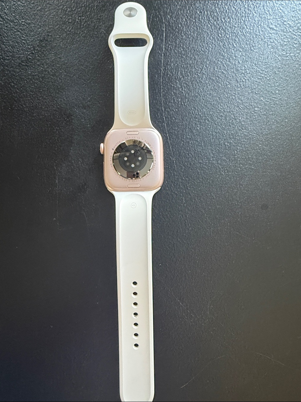 Apple Watch Series 10 GPS Rose Gold Aluminum Case with White Sport Band - Picture 5 of 5